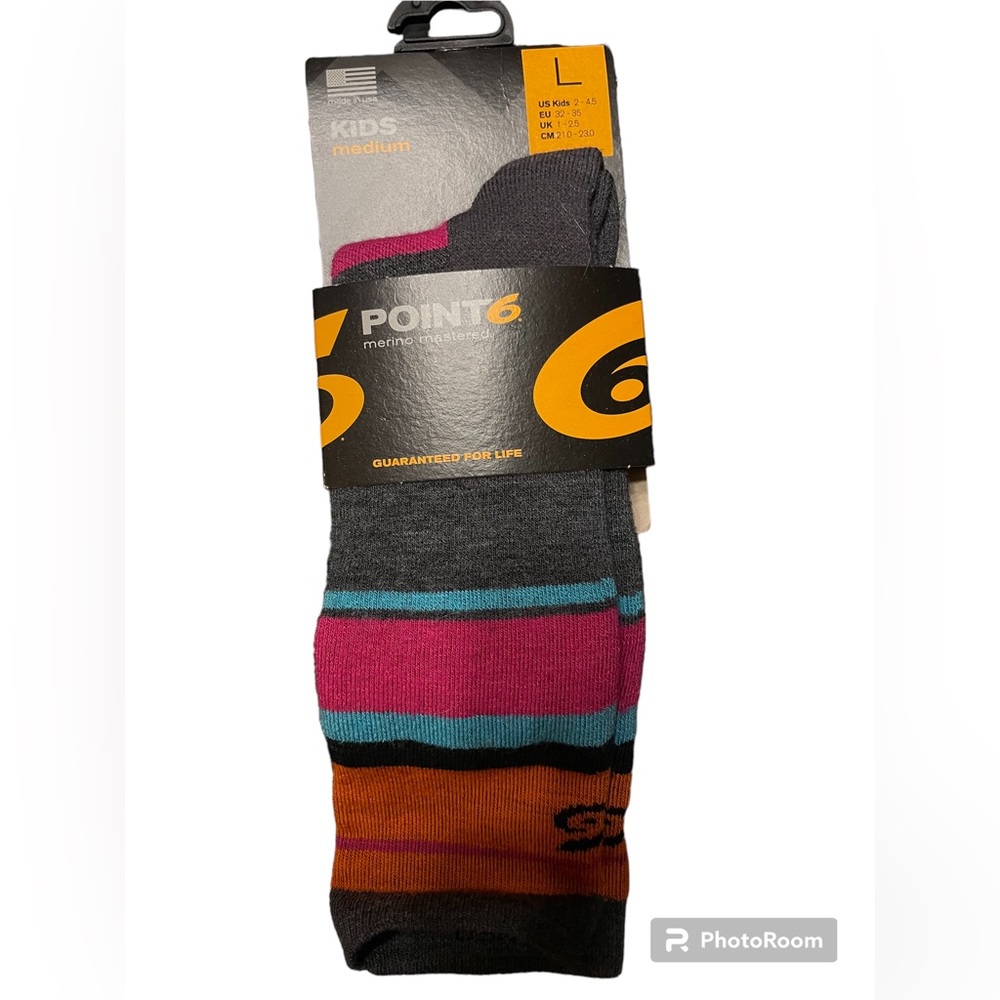 Point6 Kids Band Cushion Socks